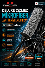 Jo Moyner Deluxe Çizmez Mikrofiber Hızlı Jant Temizleme Fırçası