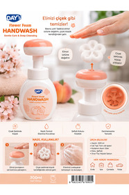 Dayz DAY'S Flower Foam Handwash Şeftali Kokulu Köpük Sabun 300 ml