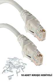 Vwin 50 Adet Yeni Nesil Açık Uçlu (Delikli) Cat6 Ez Rj45 Konnektör