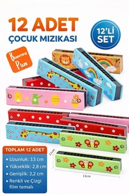 Hyd Oyuncak Üçlü Set Tetris Dürbün Ahşap Mızıka Karne Hediyesi