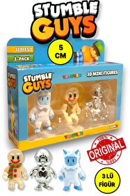 TOYFEST Stumble Guys Seri 1 - 3D Mini 3 lü Figür Seti - 3 ADET