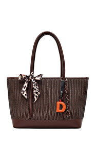 Ted Baker Taba Düz Cilt İç Cüzdanlı Alışveriş Çantası 9045