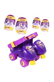 ⭐︎shumi⭐︎セット売りボンボネロ パープル　イエロー Sunman Rising Sports Kuromi Inline 4 Tekerlekli Paten - Fiyatı