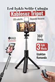 Torima Tripod Profesyonel Kumandalı Su Terazili 1.2M Telefon