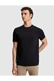 Jack & Jones Lacivert Erkek Tişört Bisiklet Yaka Günlük Basic