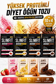 Nutrawell Slimfit Karışık Diyet Öğün Tozu-30 Öğün Çilek-Cikolata