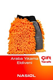 Nasiol Çift Taraflı Mikrofiber Süper Yumuşak Peluş Araç Yıkama
