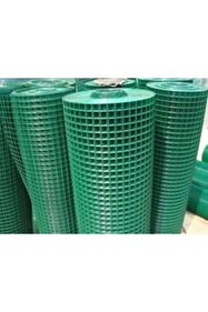 チ宏 Yamanlar Pvc Kaplı Puntalı Yeşil Tel 12x12 Gözaralıklı 1.mm
