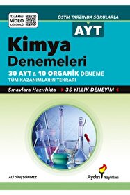 Aydın Yayınları Ayt Kimya 30x13 Ve Organik Denemeler 10x13 Tamamı