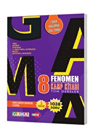 Gama Yayınları Fenomen 8.sınıf Kamp Kitabı Tüm Dersler Soru