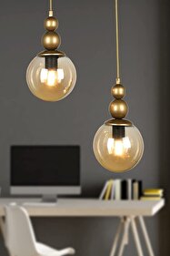 APL　concept3 Apliqa Gaspar 3 Lü Krom Sarkıt Modern Genç Odası MutfakSalon Avize