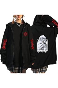 GALASHOP Unisex Jujutsu Kaisen Sweatshirts Gojo Satoru Fermuarlı