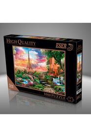 Blue Focus 500 Parça Puzzle - Beautıful Coastal Town (GÜZEL SAHİL
