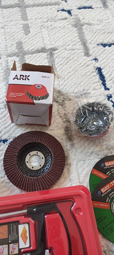 22 PARÇA Spiral Taşlama Cırt Zımpara İnox Metal Kesme Tel Fırça