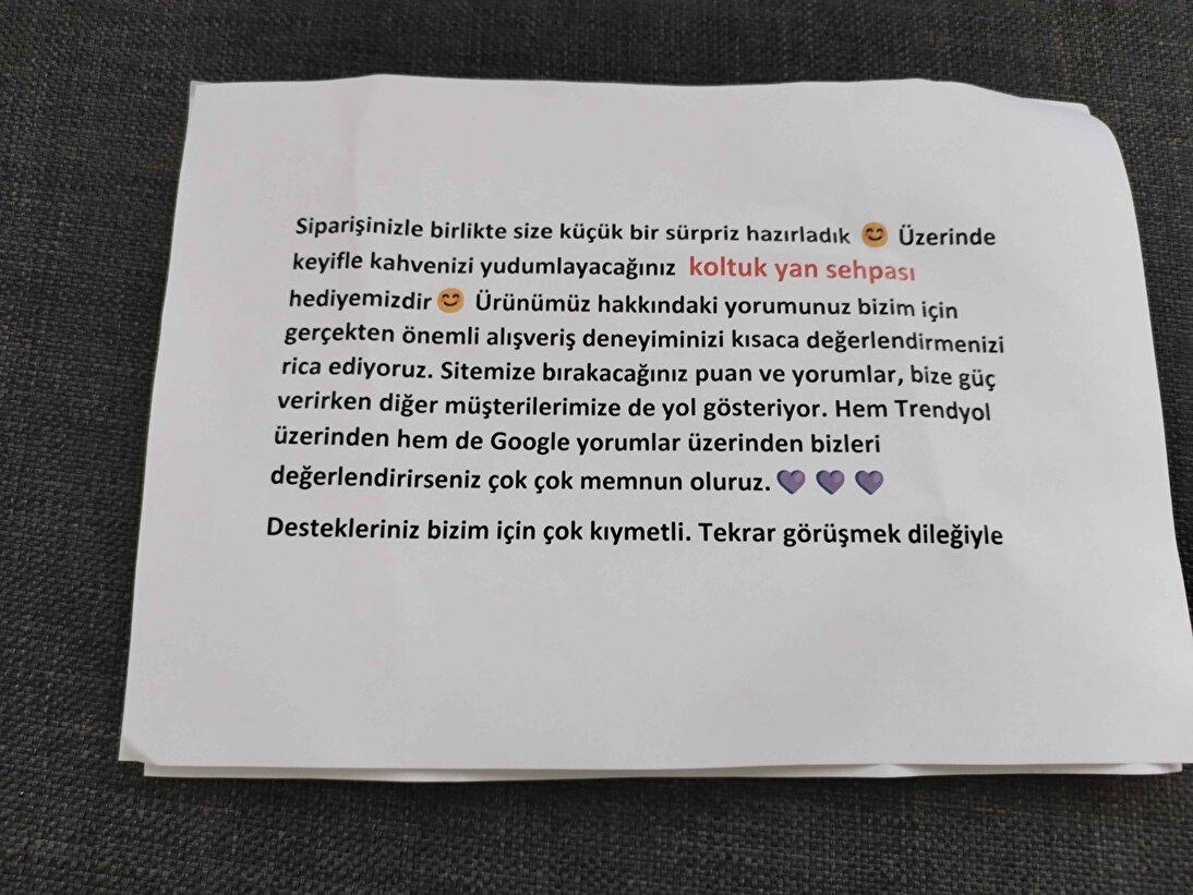 Müşteri fotoğrafı