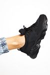 Sneaker - Schwarz - Flacher Absatz