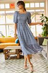 Kleid - Blau - A-Linie