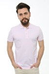 Erkek Pudra Polo Yaka T-Shirt 4613