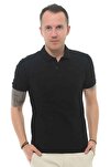 Erkek Siyah Polo Yaka T-shirt 4613