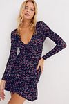 Dress - Multi-color - Ruffle hem