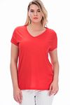 Plus Size T-Shirt - Red - Regular fit