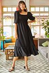 Kleid - Schwarz - A-Linie