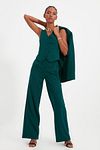 Hose - Grün - Wide Leg
