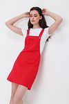 Latzhose - Rot - Regular Fit
