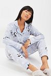 Pyjama - Blau - Mit Slogan