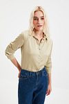 Hemd - Beige - Regular Fit