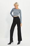 Hose - Schwarz - Wide Leg