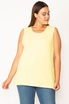 Plus Size Blouse - Yellow - Regular fit