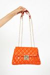 Umhängetasche - Orange - Unifarben