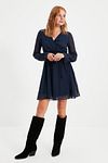 Dress - Navy blue - Skater