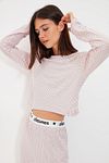 Pyjama - Rosa - Gepunktet
