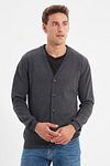 Cardigan - Gray - Regular fit