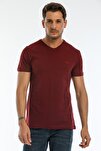 T-Shirt - Bordeaux - Regular Fit