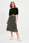 Skirt - Black - Midi