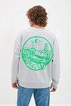 Sweatshirt - Grau - Oversized