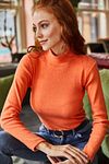 Sweater - Orange - Fitted