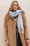 Schultertuch - Blau - Casual