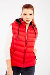 Weste - Rot - Puffer