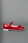 Kırmızı Rugan Kız Çocuk Ayakkabı