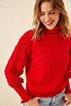 Pullover - Rot - Regular Fit
