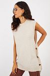 Tunika - Beige - Figurbetont