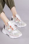 Sneaker - Weiß - Flacher Absatz