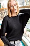 Pullover - Schwarz - Relaxed Fit