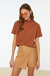 T-Shirt - Braun - Regular Fit