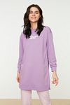 Sweatshirt - Lila - Regular Fit