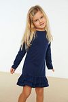 Kleid - Dunkelblau - Basic